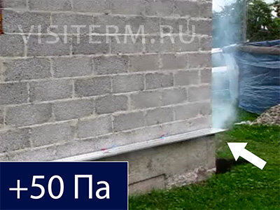 Проявление дефекта воздухопроницаемости при работе генератора театрального тумана в условиях повышенного давления воздуха Проявление дефекта воздухопроницаемости при работе генератора театрального тумана в условиях повышенного давления воздуха
