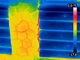 Ремонт деревянных домов. Термограмма.